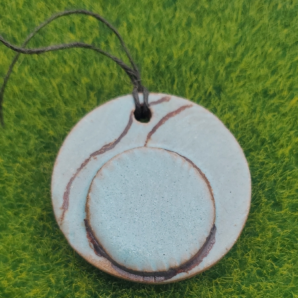 Handcrafted Ceramic Pendant P402